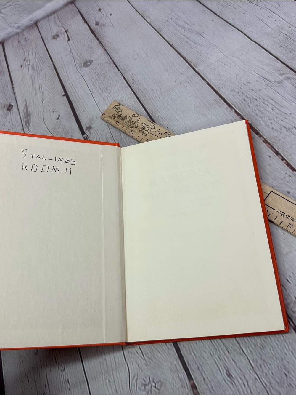 vtg 1975 Ramona The Brave Beverly Cleary Hardcover Book retro nostalgic kidcore - Picture 3 of 8
